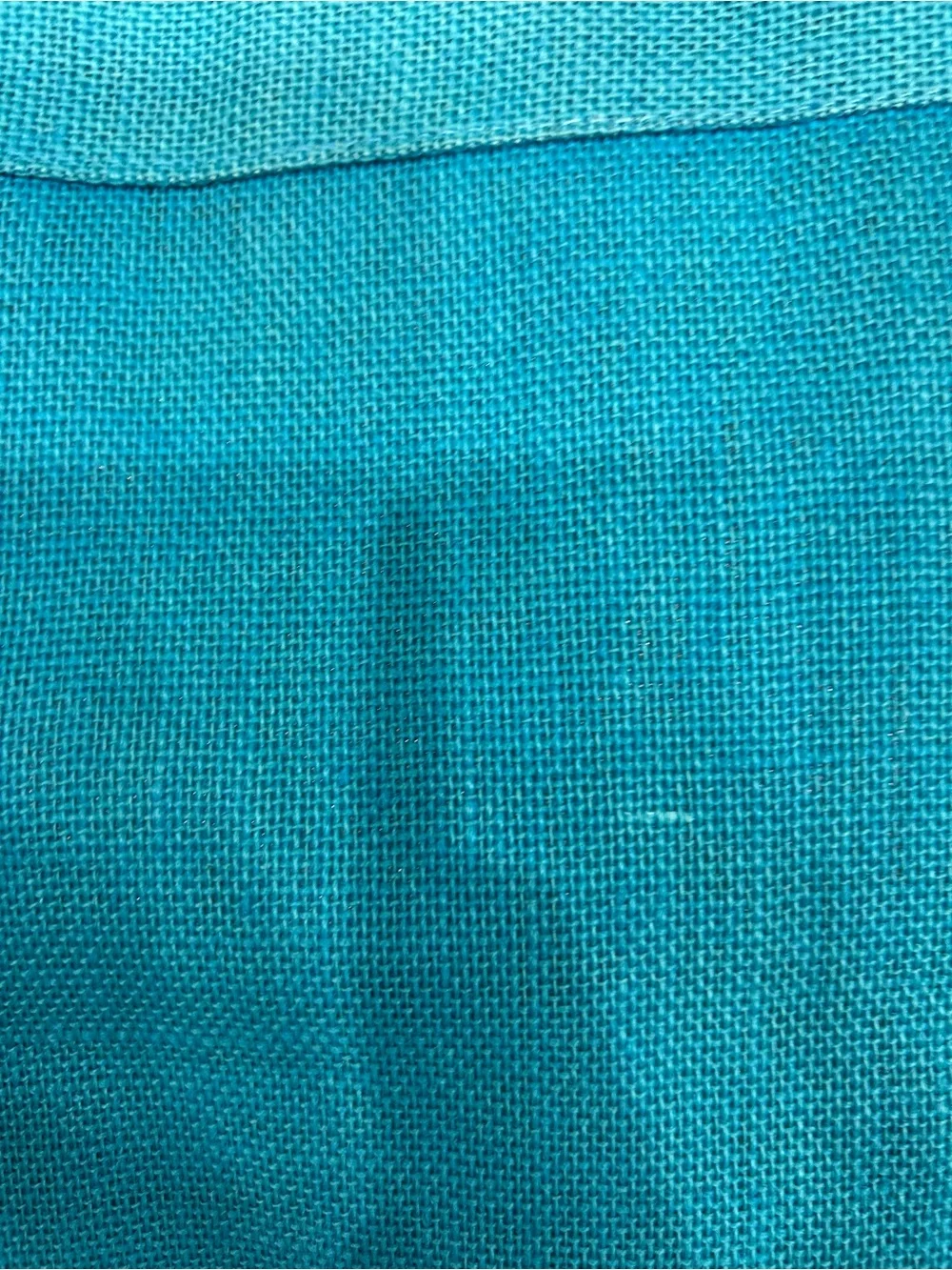 Murval Turquoise Woven Tote Handbag Blue Scarf Accent Summer Beach Bag